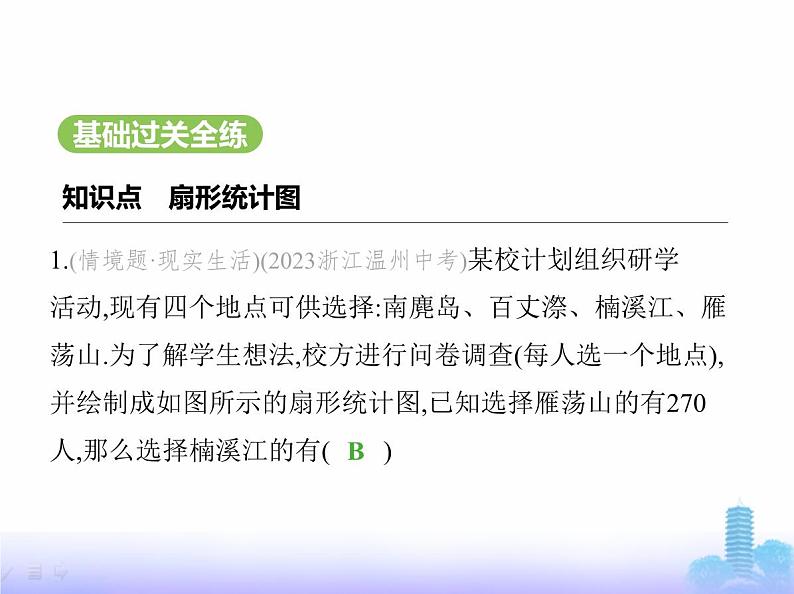 北师大版七年级数学上册第6章数据的收集与整理3数据的表示第1课时利用扇形统计图表示数据课件02