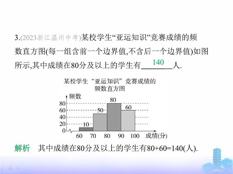 北师大版七年级数学上册第6章数据的收集与整理3数据的表示第2课时利用频数直方图表示数据课件04