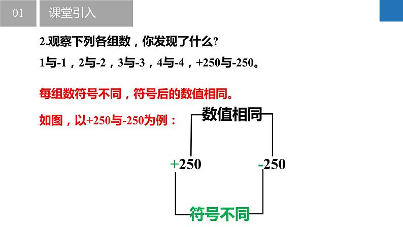 2.3.2绝对值与相反数：相反数（同步课件） 七年级数学上册同步（苏科版2024）07