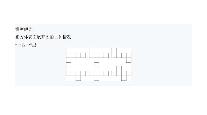 北师大版七年级数学上册专题小卷(1)正方体的展开与折叠课件第5页