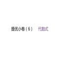 北師大版七年級(jí)數(shù)學(xué)上冊(cè)提優(yōu)小卷(6)代數(shù)式課件