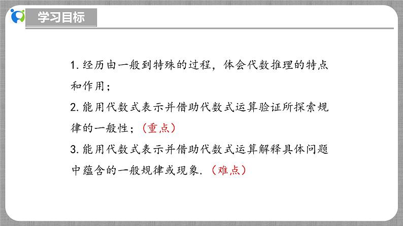 北师大版数学七年级上册 3.3 探索与表达规律 课件+教学设计+导学案+同步练习03