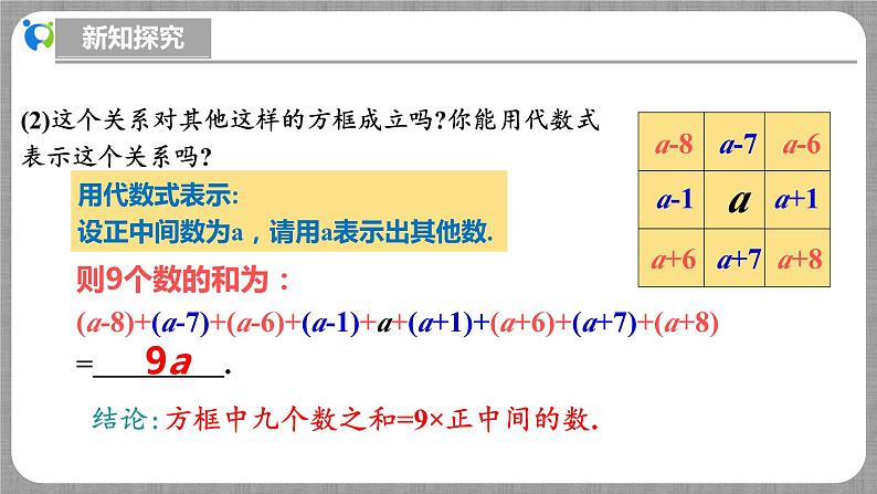 北师大版数学七年级上册 3.3 探索与表达规律 课件+教学设计+导学案+同步练习07