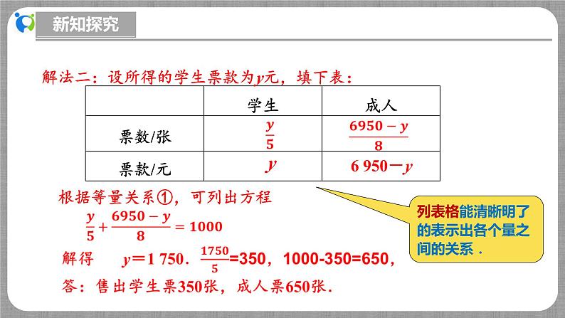 北师大版数学七年级上册 5.3.2 一元一次方程的应用-第2课时 课件+教学设计+导学案+同步练习07