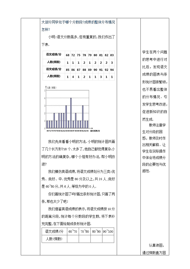 北师大版数学七年级上册 6.3.2 数据的表示-频数直方图 课件+教学设计+导学案+同步练习03