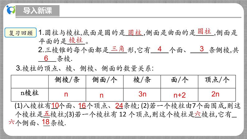 北师大版数学七年级上册 1.2.1 展开与折叠第1课时 课件+教学设计+导学案+同步练习04