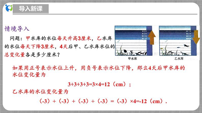 北师大版数学七年级上册 2.3.1 有理数的乘法第1课时 课件+教学设计+导学案+同步练习05