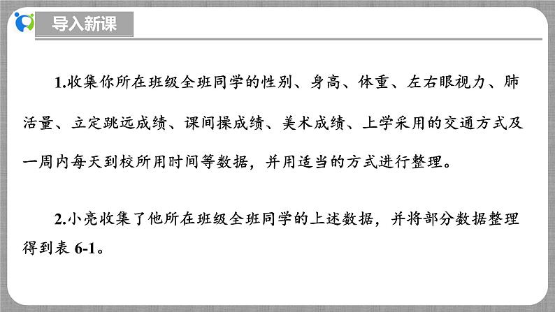 北师大版数学七年级上册 6.1 丰富多彩的数据 课件+教学设计+导学案+同步练习05