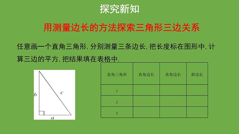 1.1 探索勾股定理（第1课时）北师大版八年级数学上册教学课件第4页