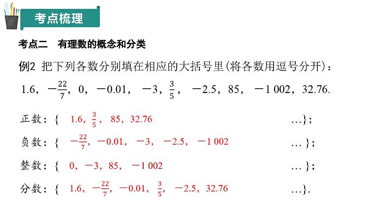 第1章有理数（单元复习课件）-7年级数学上册青岛版202408