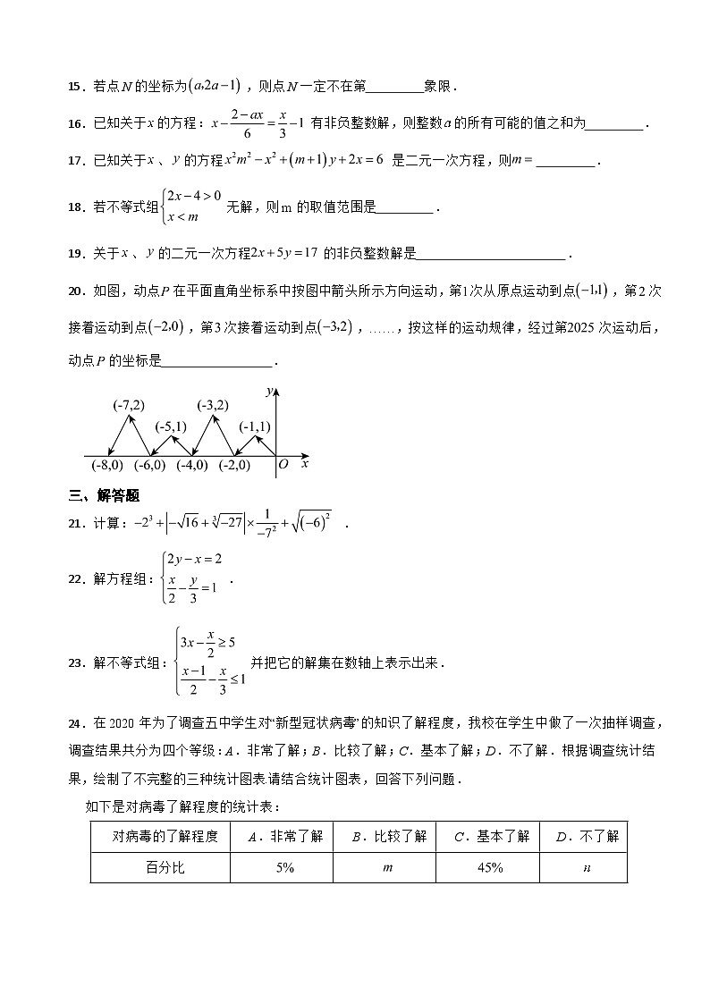 黑龙江省佳木斯市2024年八年级上学期数学开学考试试题附答案第3页
