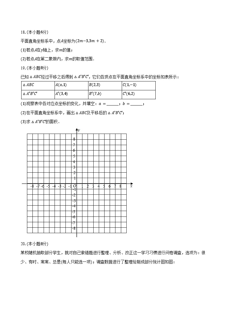 2023-2024学年广东省汕头市潮阳实验学校七年级（下）期末数学试卷（含答案）03