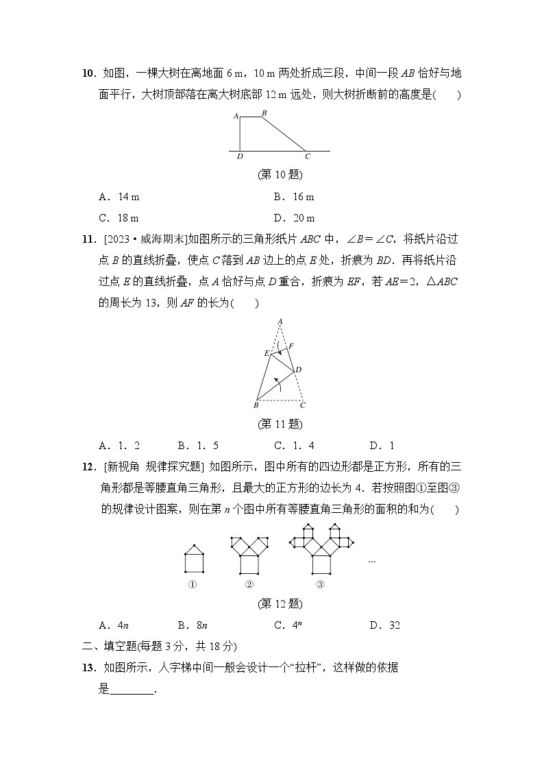 数学鲁教版七上 期中综合素质评价试卷03