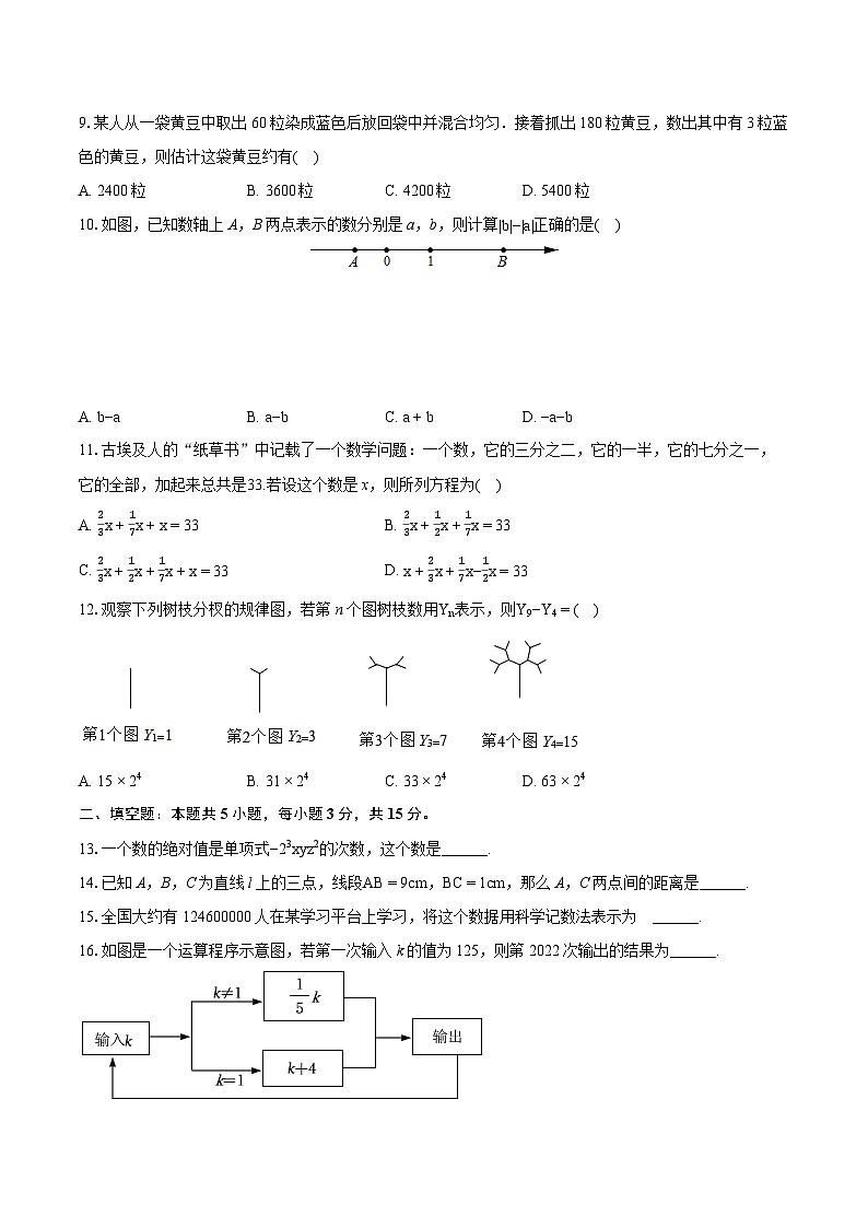 2023-2024学年山东省聊城市莘县古云中学七年级（下）期末数学模拟试卷（一）(含详细答案解析)02