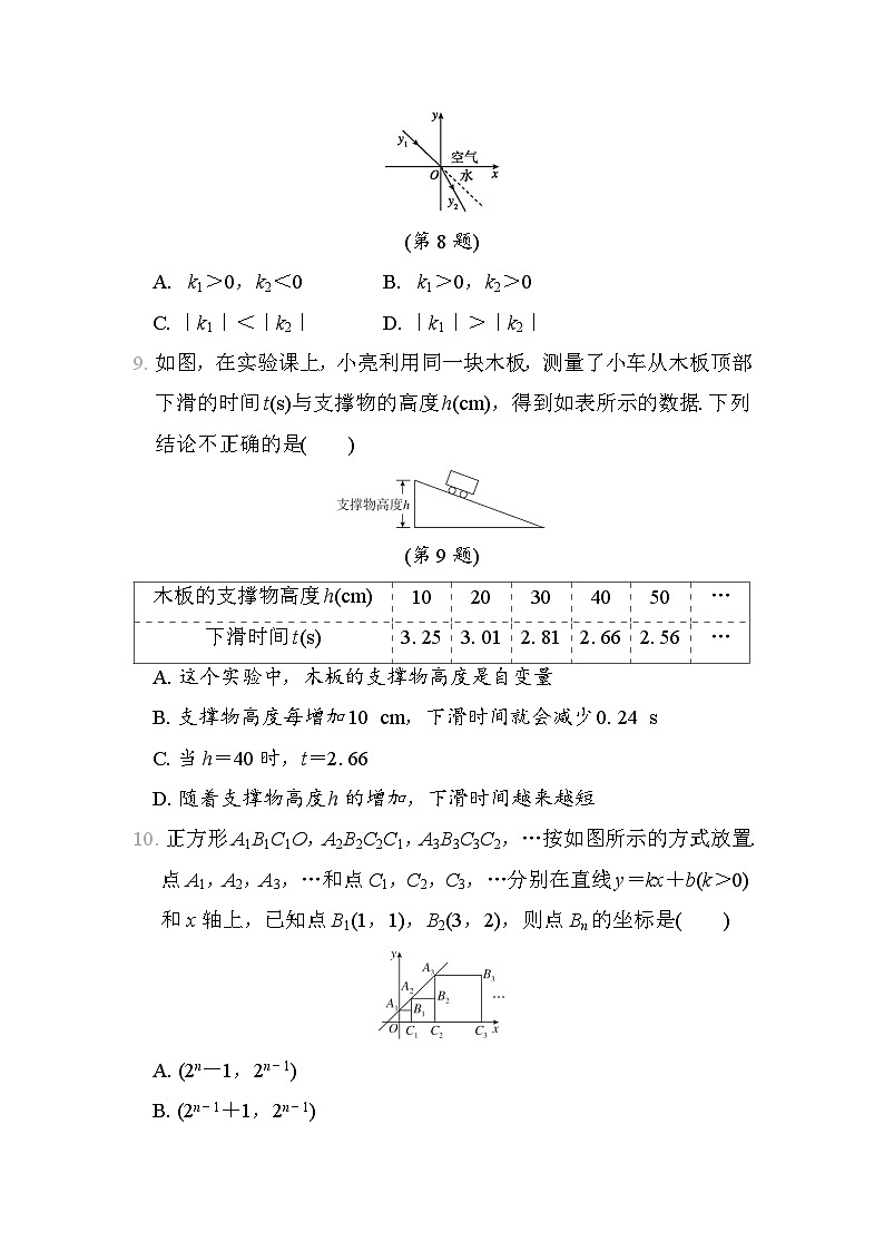 数学北师大版八上 第4章　综合素质评价试卷02