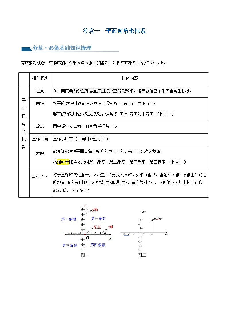2025中考数学大复习 第09讲 函数与平面直角坐标系（讲义）（解析版）02