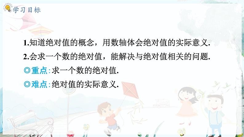 沪科数学七年级上册 第1章 1.2 第3课时　绝对值 PPT课件02