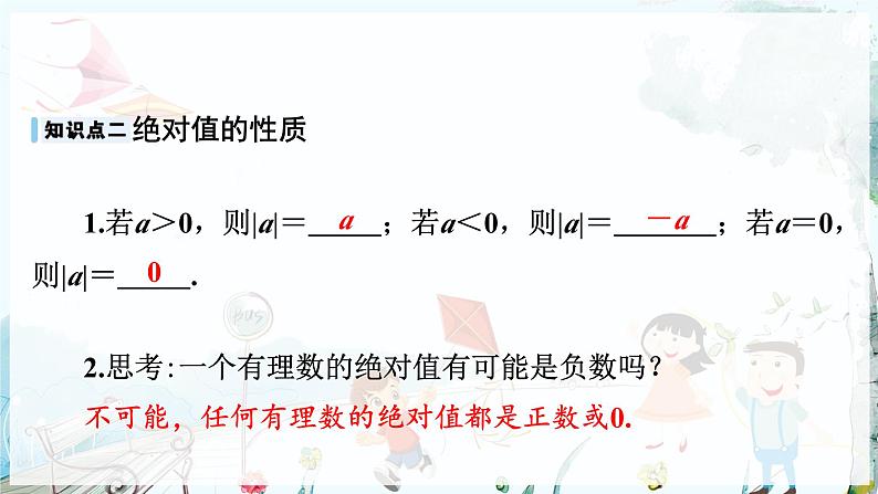 沪科数学七年级上册 第1章 1.2 第3课时　绝对值 PPT课件06