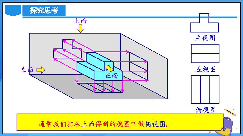 北师大版数学九年级上册 5.2 视图 第1课时 课件第8页