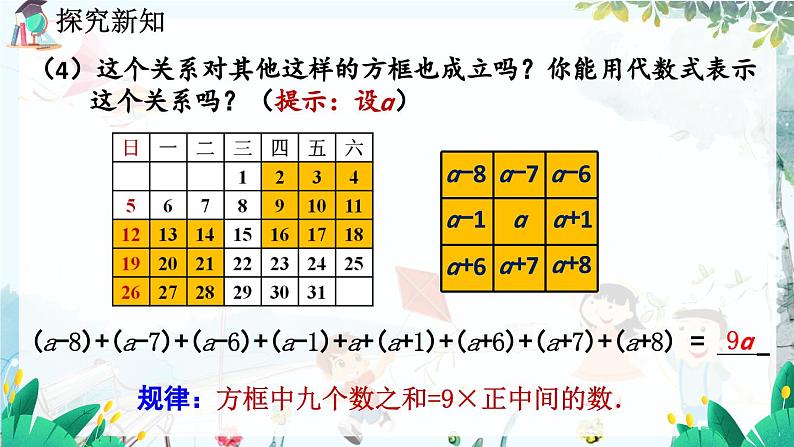 北师数学七年级上册 3.3 探索与表达规律（第1课时） 【PPT课件】07