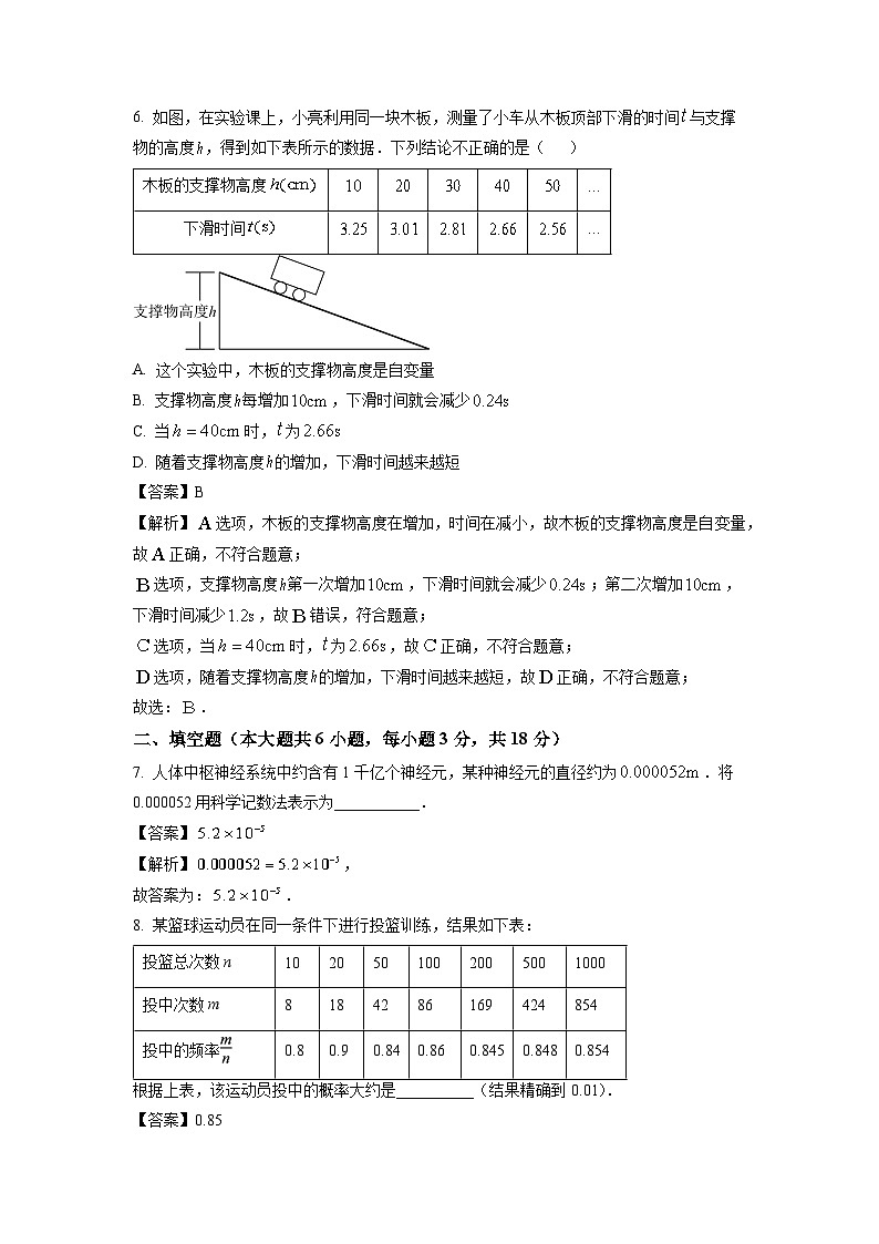 [数学][期末]江西省九江市修水县2023-2024学年七年级下学期期末试题(解析版)03