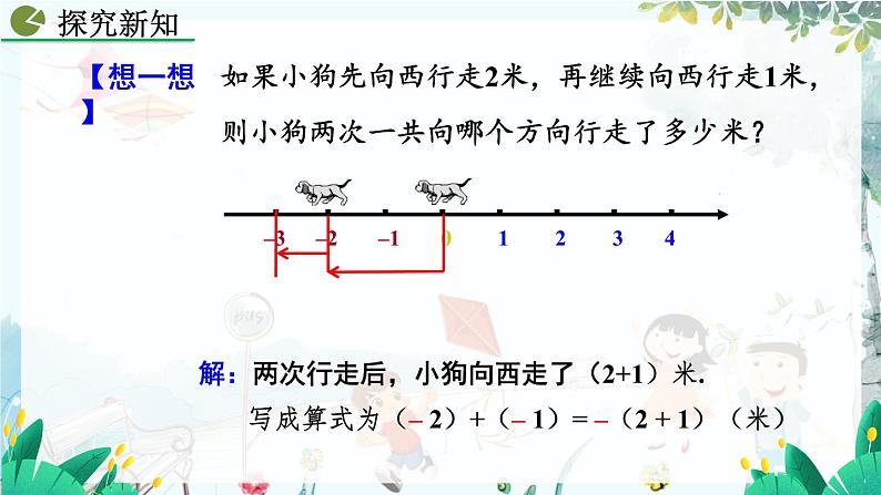 人教版数学七年级上册 2.1.1 有理数的加法（第1课时） PPT课件+教案+习题06