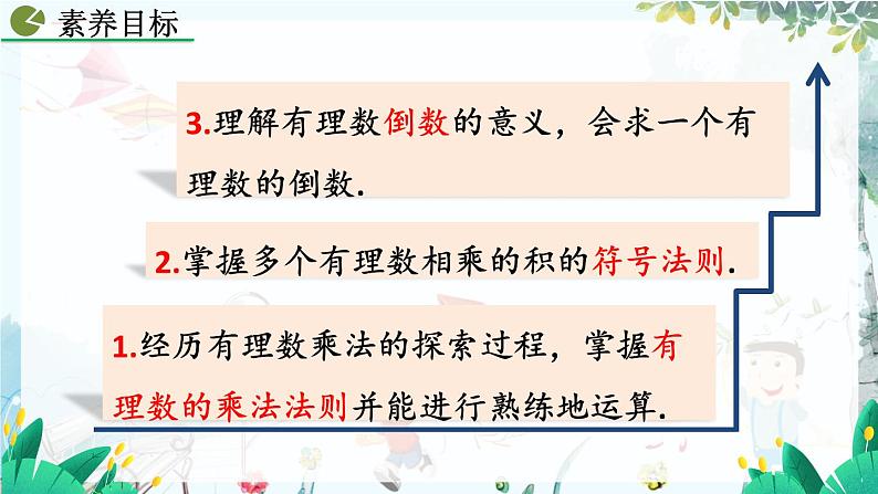 人教版数学七年级上册 2.2.1 有理数的乘法（第1课时） PPT课件+教案+习题03