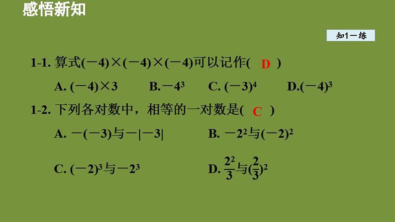 2.3 有理数的乘方 课件-2024-2025学年-青岛版（2024）数学七年级上册07