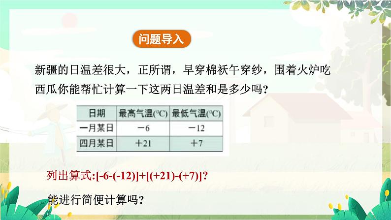 人教版数学七年级上册 第2章  2.1.2   第2课时　有理数的加减混合运算 PPT课件05