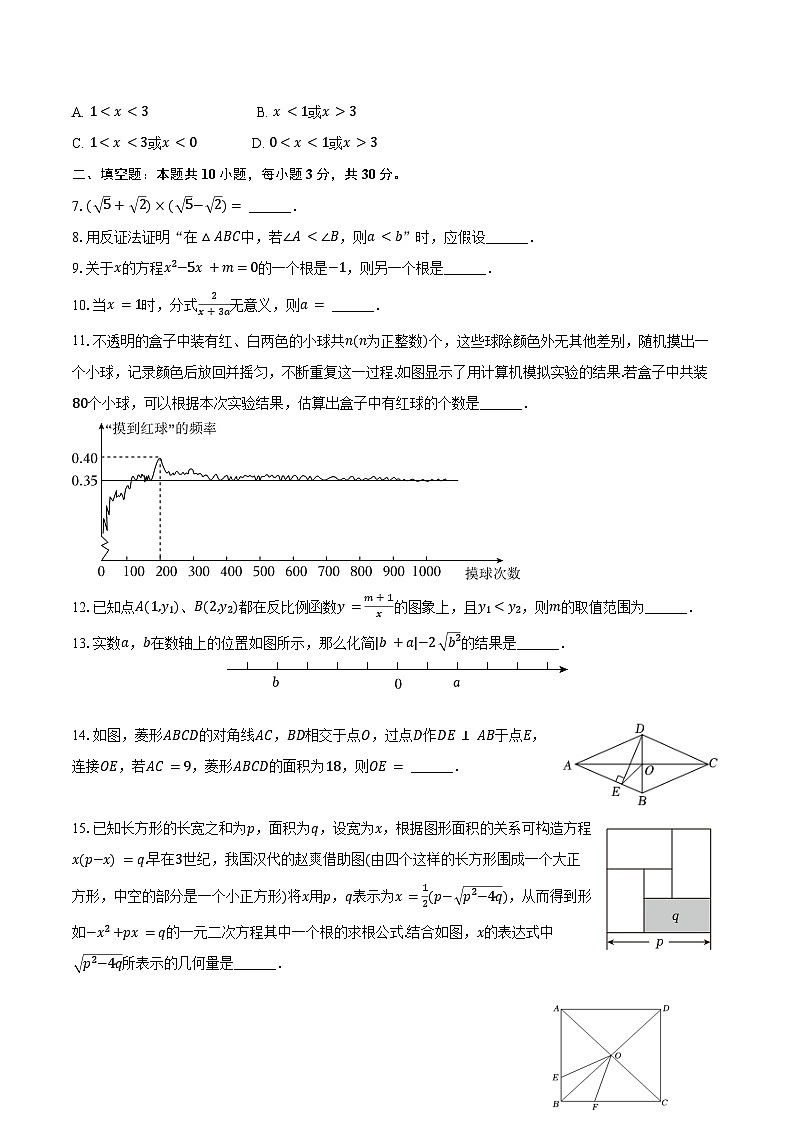 2023-2024学年江苏省泰州市医药高新区等2地八年级（下）期末数学试卷（含答案）02