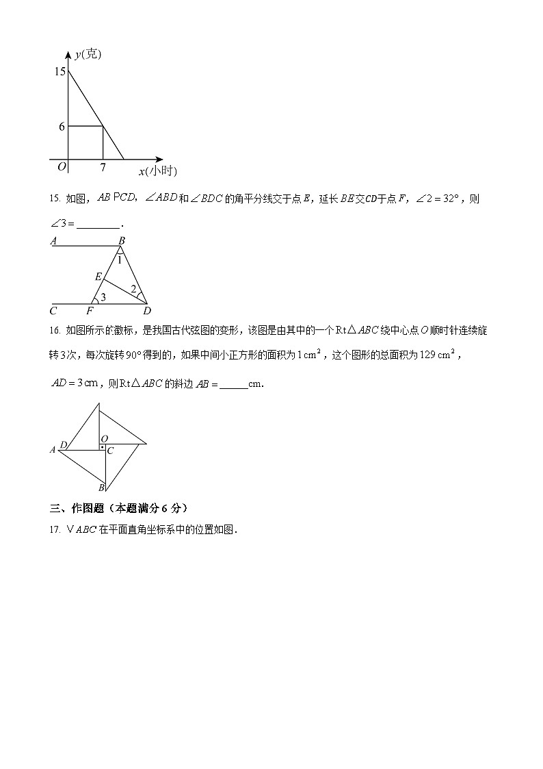 山东省青岛市城阳区2022-2023学年八年级上学期期末数学试题（原卷版）第3页
