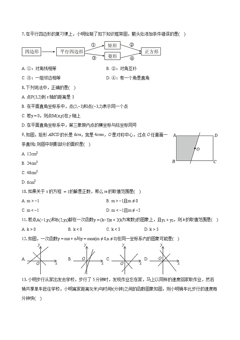 2023-2024学年四川省遂宁市大英县八年级（下）期末数学试卷（含详细答案解析）第2页