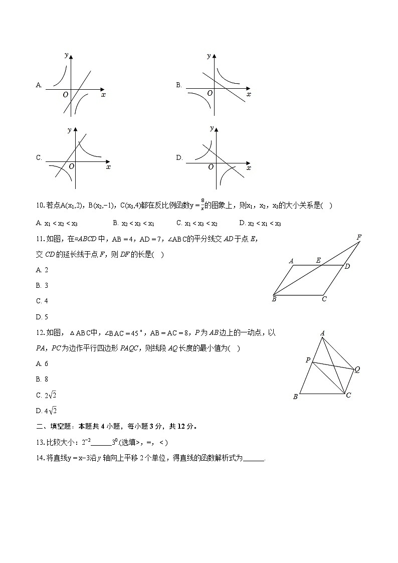 2023-2024学年海南省海口市八年级（下）期中数学试卷（含详细答案解析）02