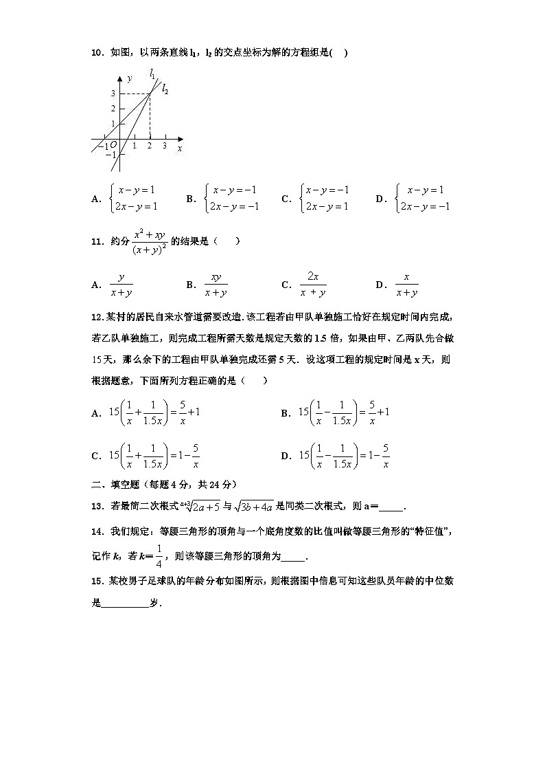 辽宁省大连高新区七校联考2023年八年级数学第一学期期末检测模拟试题【含解析】第3页