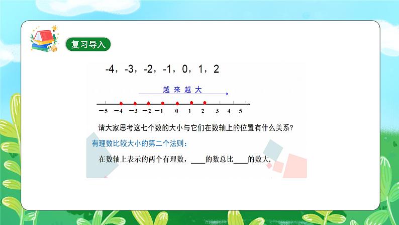 人教版（2024）数学七年级上册1.2 有理数及其大小比较 第5课时 有理数的大小比较课件第7页