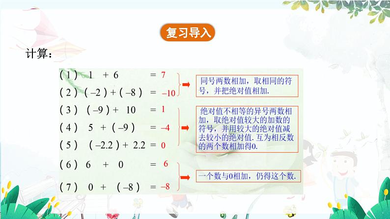 北师【2024版】七上数学 第2章2.2.3 有理数的减法 PPT课件05