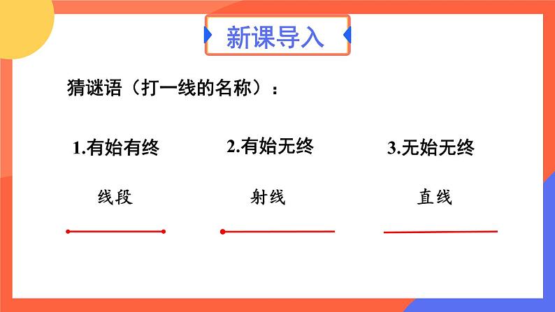 6.2.1 直线、射线、线段 课件 2024--2025学年人教版七年级数学上册03