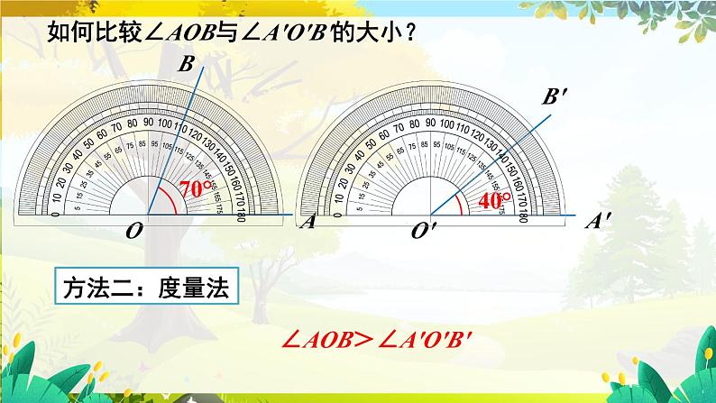 人教【2024版】七上数学 第6单元 6.3.2 角的比较与运算 PPT课件06