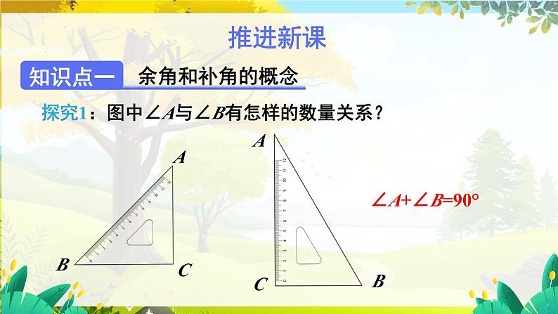 人教【2024版】七上数学 第6单元 6.3.3 余角和补角 PPT课件04