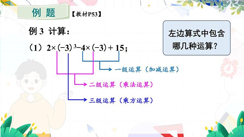 人教【2024版】七上数学 第2章 2.3.1 第2课时 有理数的混合运算 PPT课件第4页