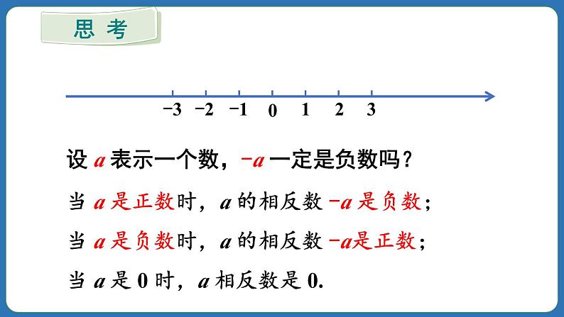 1.2.3 相反数 课件 2024--2025学年人教版七年级数学上册08