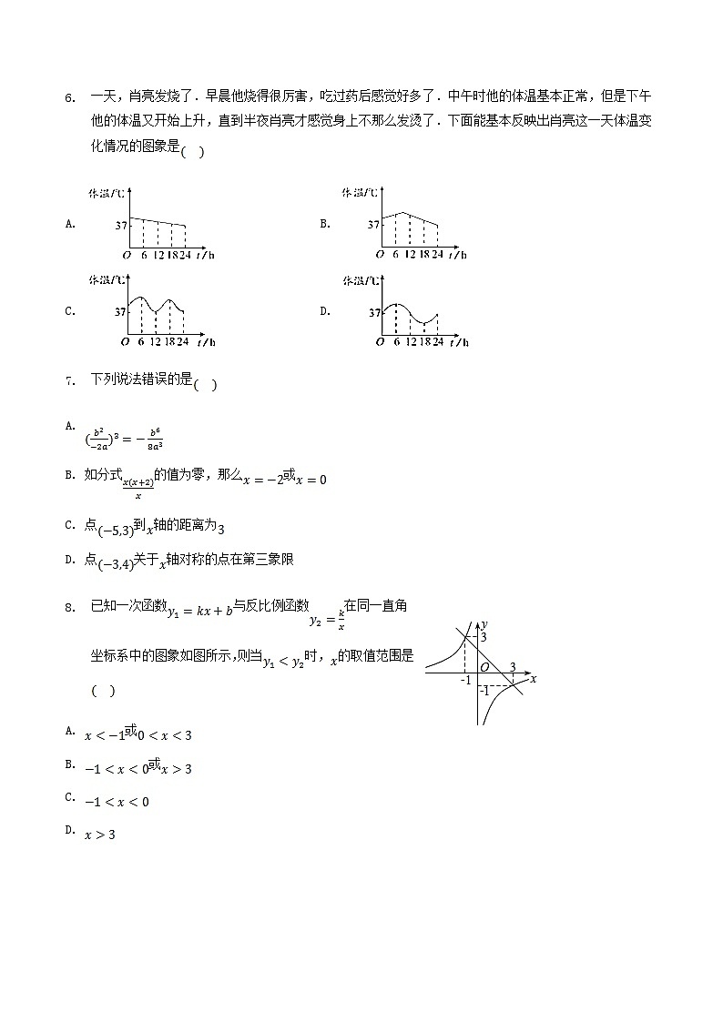 2021-2022学年河南省南阳市社旗县八年级下学期数学期中试题及答案02