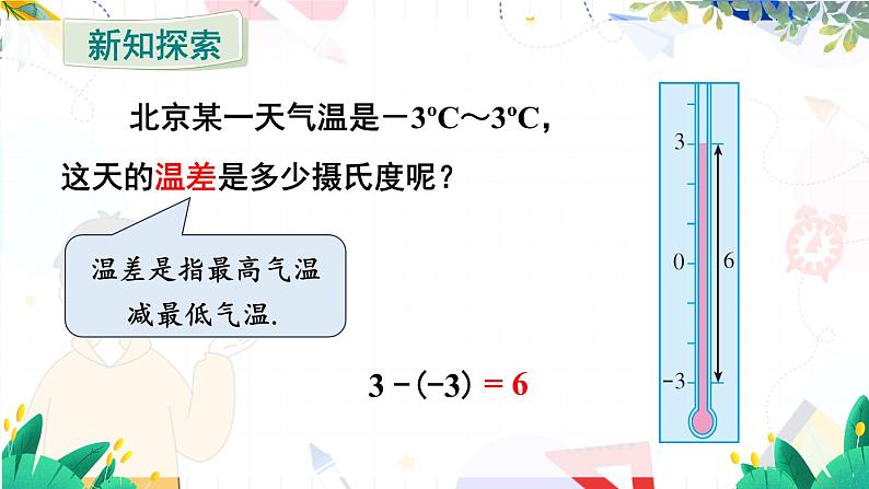 人教【2024版】七上数学 第2单元 2.1.2 第1课时 有理数的减法 PPT课件04