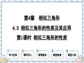 浙教版初中数学九年级上册 第4章 4.5.1 相似三角形的性质 课件