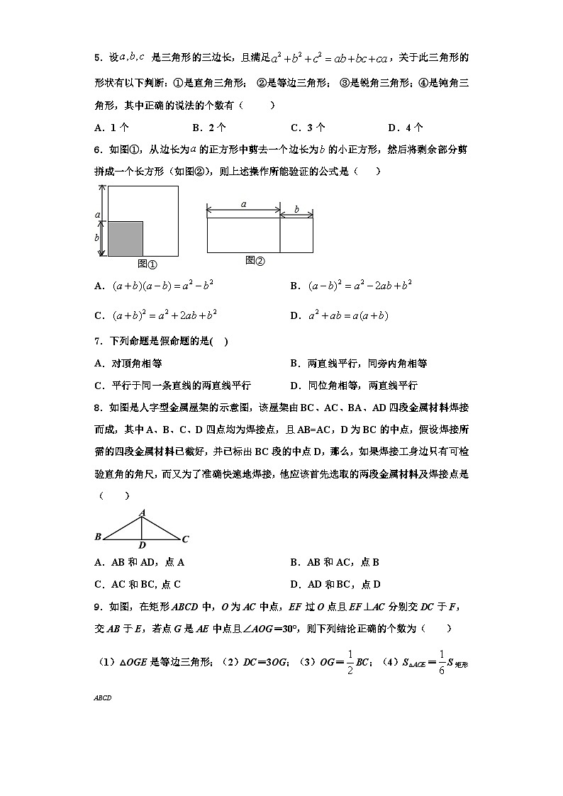 重庆市巴南区鱼洞南区学校2023年数学八上期末达标测试试题【含解析】02
