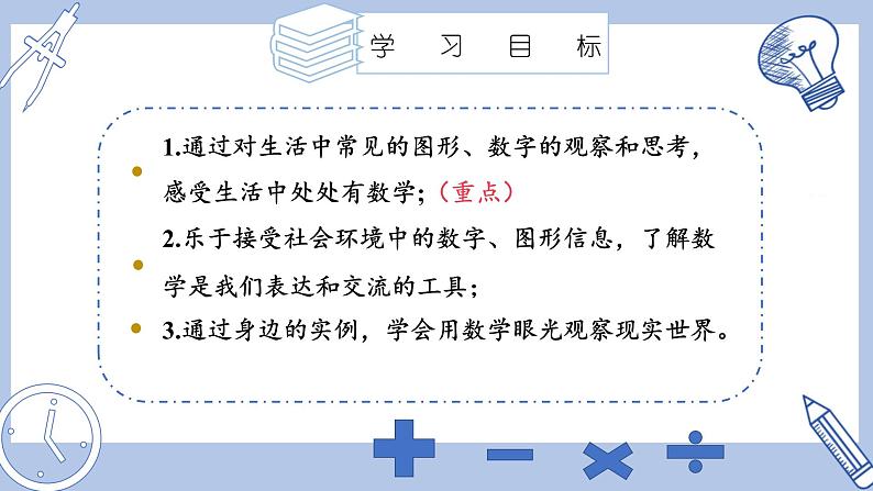 苏科版初中数学7上 1.1生活 数学 苏科版七年级数学上册 课件第2页