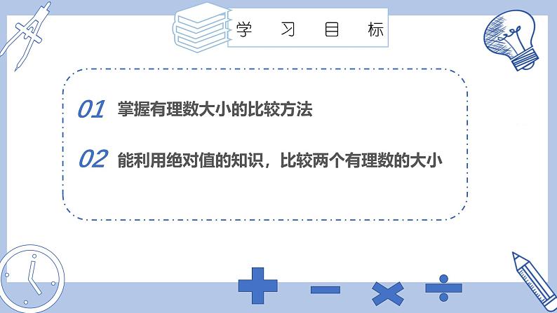 苏科版初中数学7上 2.3 课时3 有理数大小比较苏科版七年级数学上册 课件02