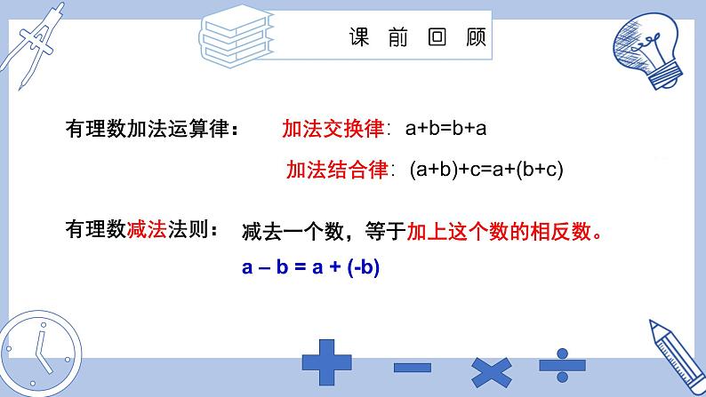 苏科版初中数学7上 2.4 课时4 有理数加减混合运算 苏科版七年级数学上册 课件03