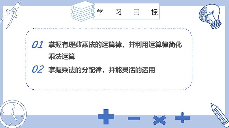 苏科版初中数学7上 2.5课时2 有理数的乘法运算律苏科版七年级数学上册 课件02