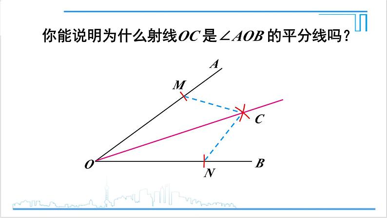 人教版初中数学八上12.3 角的平分线的性质 第1课时 角平分线的作法及性质 课件07